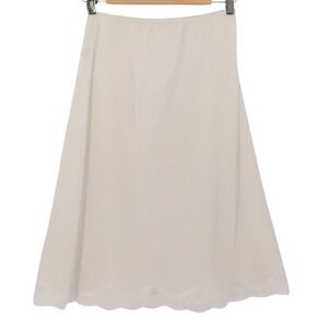 Melody Vintage Lace Trim Half Slip Skirt Womens Size M Coquette Whimsical Dainty